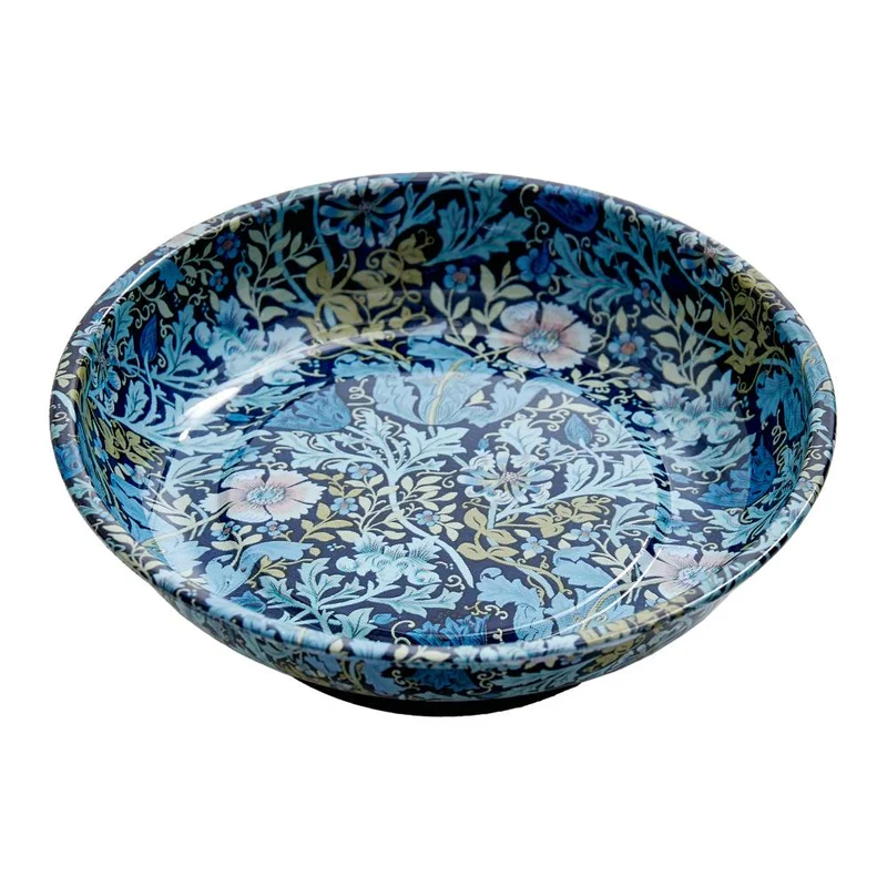HOBBY GIFT | Coupelle magnétique pour épingles | 10 cm (4 po) | Floral bleu