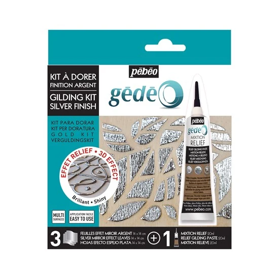Gilding kit - gédéo - relief - silver