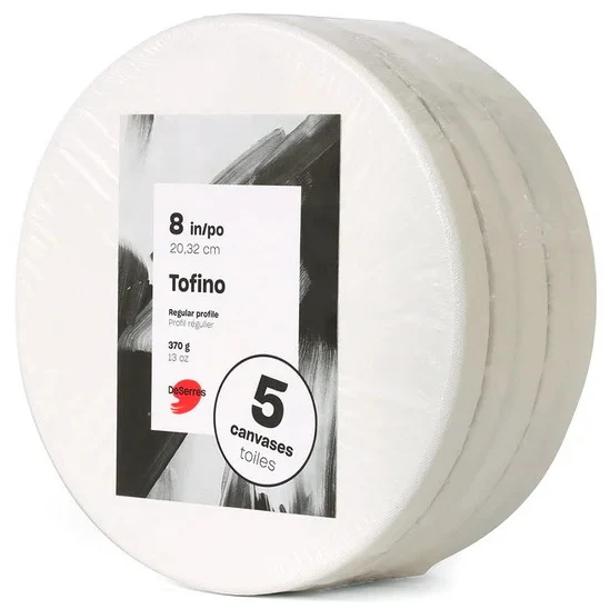 Tofino Canvases - Round - 8 X 8 INCHES