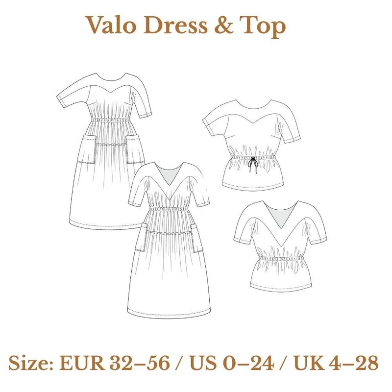 PATRON DE COUTURE PDF | Robe et haut Valo | Named Clothing