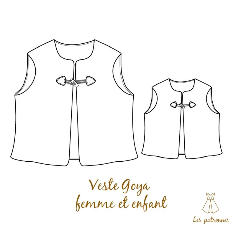 PATRON DE COUTURE PDF | Veste Goya | Les Patronnes | BILINGUE (FR/EN)