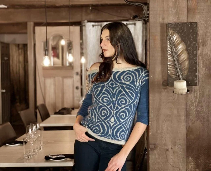 DOLCE COLORWORK pullover - Knitting Pattern
