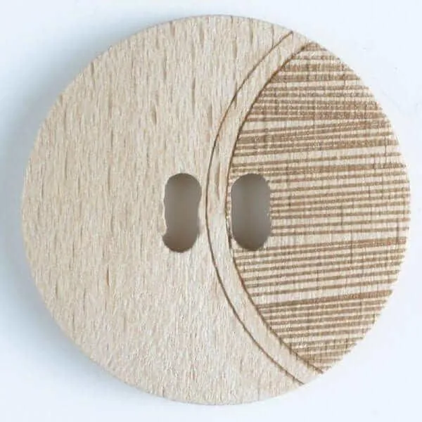 Wooden button 2042