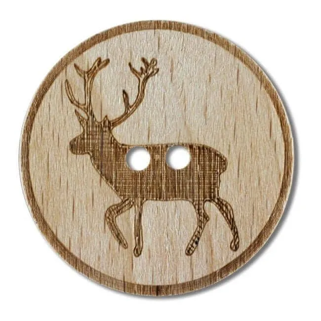 Wooden button 2048