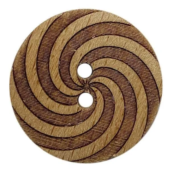 Wooden button 2059