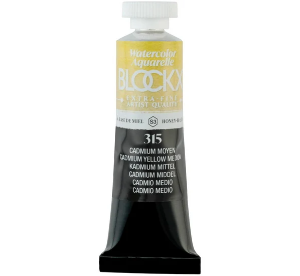 BLOCKX Watercolour - 15 ml Cadmium Yellow Medium