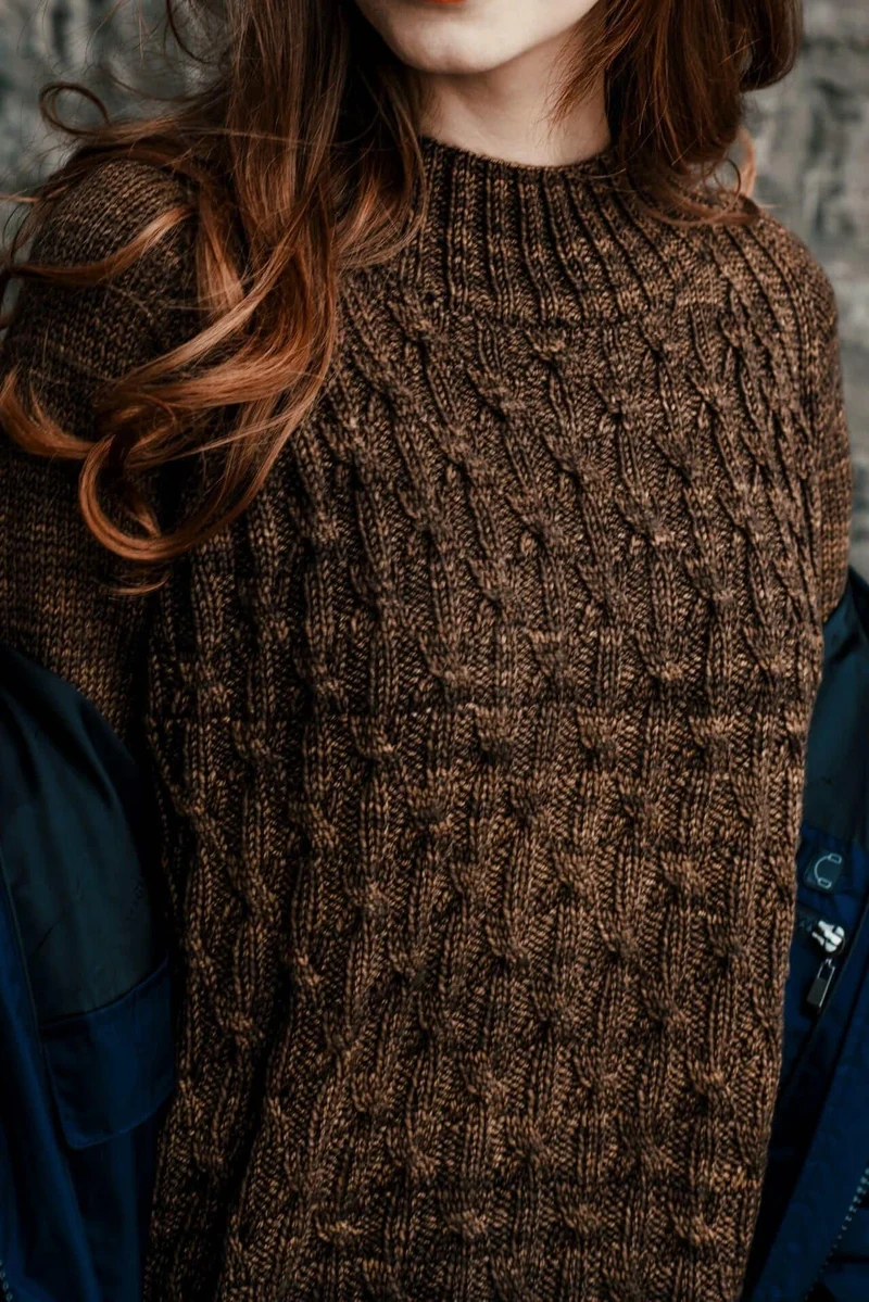 Aristea - Cabled Sweater Pattern