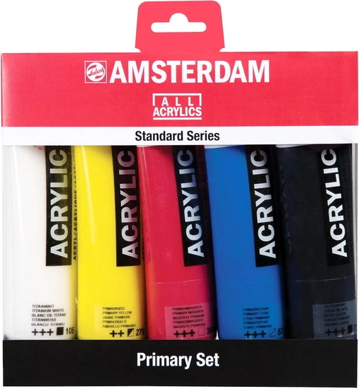 Set of Amsterdam Primary Acrylic - 5x120ml