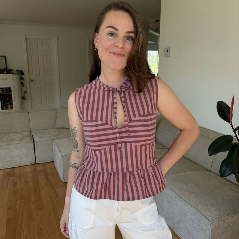 Sun Stripes | Coton tissé teint | Fableism
