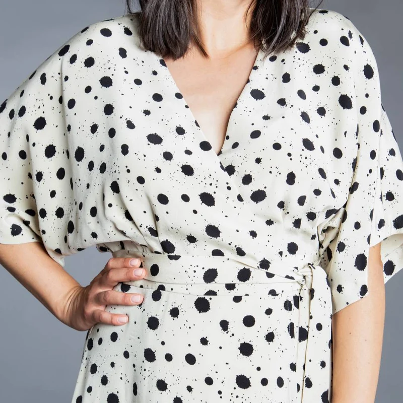 PATRON DE COUTURE PDF | Robe portefeuille Elodie | Closet Core | BILINGUE (FR/EN)