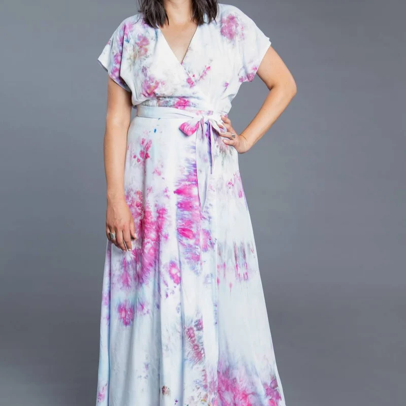 PATRON DE COUTURE PDF | Robe portefeuille Elodie | Closet Core | BILINGUE (FR/EN)
