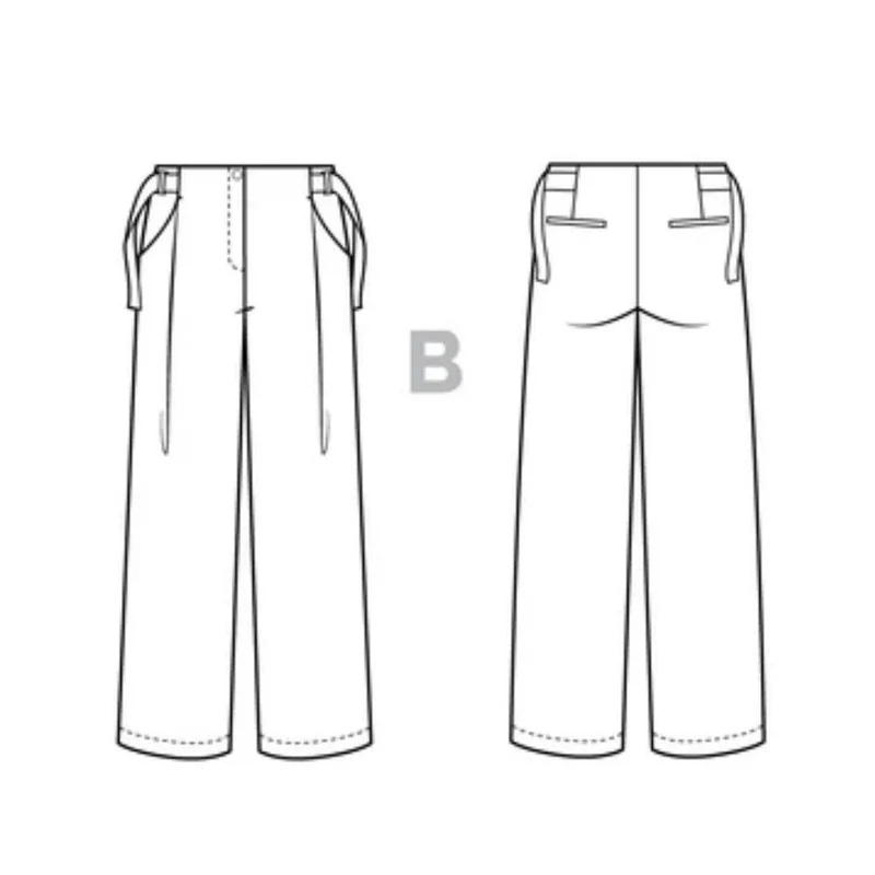 PATRON DE COUTURE PDF | Pantalon Mitchell | Closet Core | BILINGUE (FR/EN)