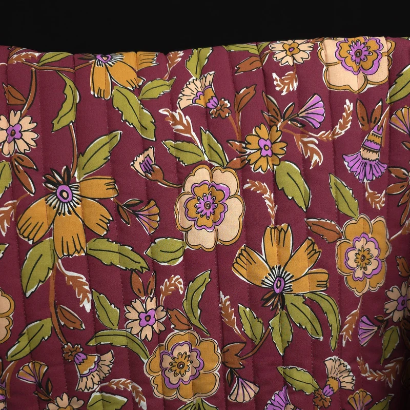 Coton Matelassé Réversible | Floral Malana & Kashi