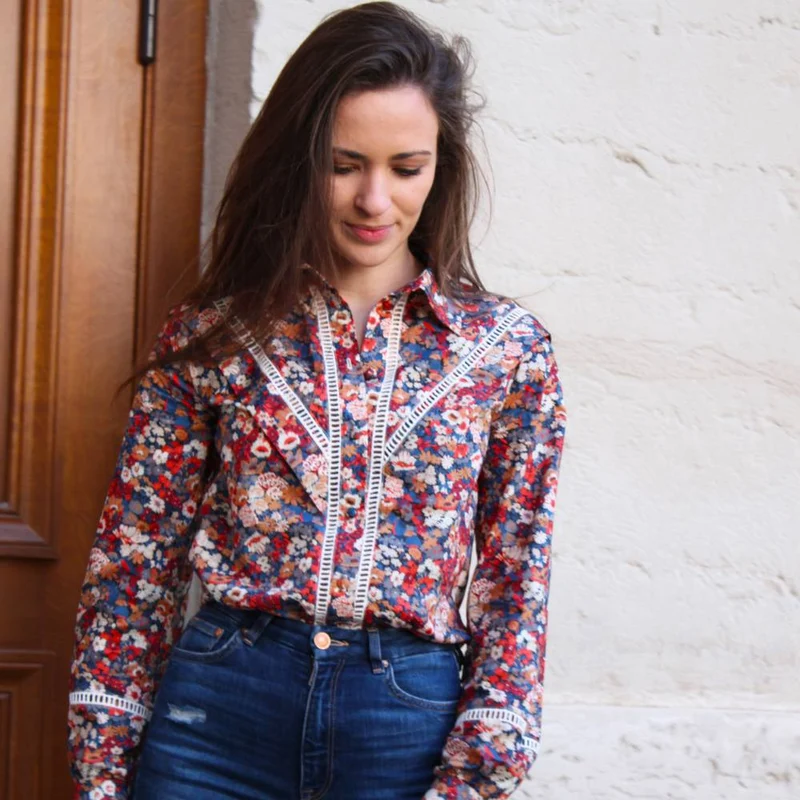 PATRON DE COUTURE PDF | Chemise Sirine | Cha’coud | BILINGUE (FR/EN)