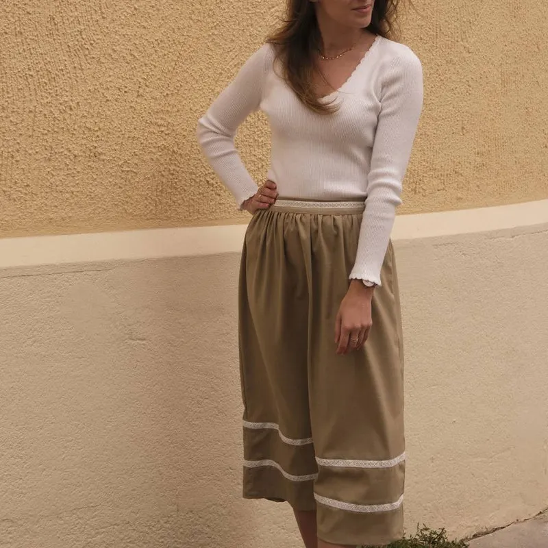 PATRON DE COUTURE PDF | Jupe Carole | Cha’Coud | FRANÇAIS SEULEMENT