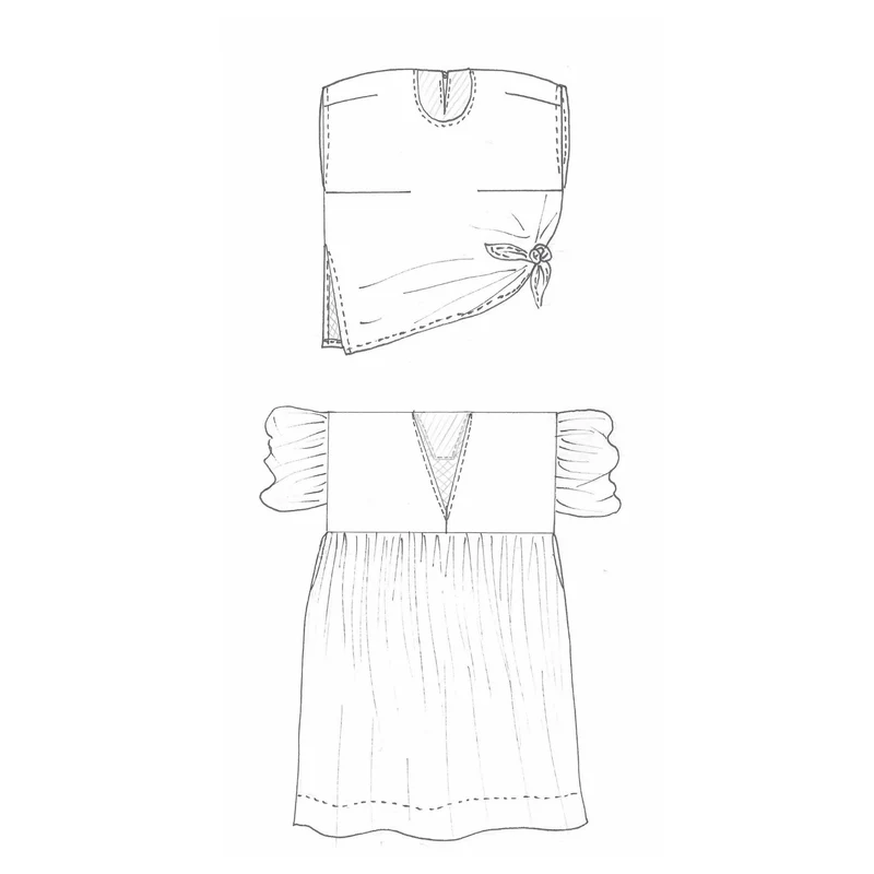 PATRON DE COUTURE PDF | Blouse & Robe ZW Soft | Birgitta Helmersson | FORMAT A4 UNIQUEMENT