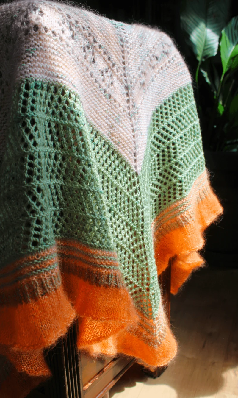 Life In Full Bloom Shawl Pattern