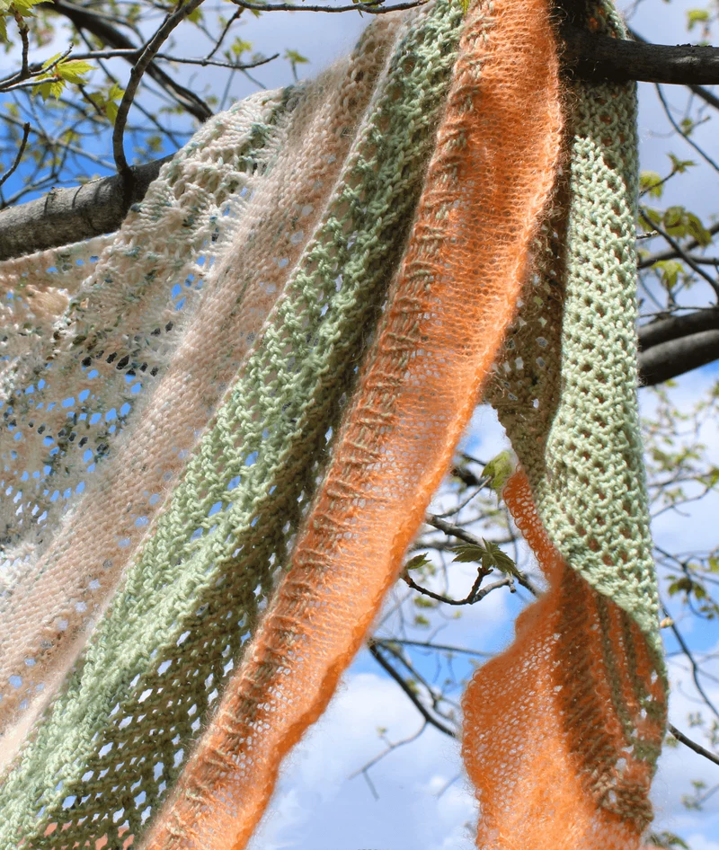 Life In Full Bloom Shawl Pattern