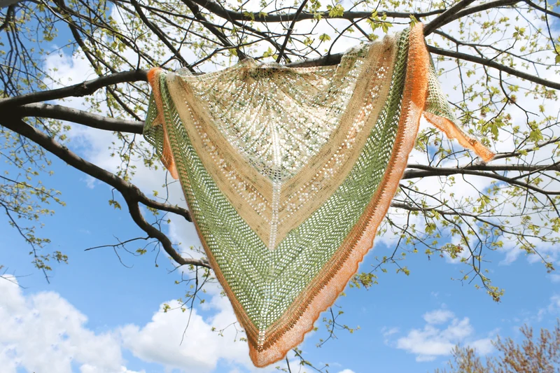 Life In Full Bloom Shawl Pattern