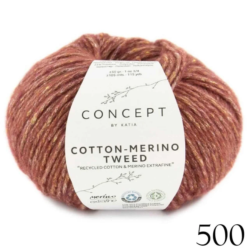 Katia Concept - Cotton Merino Tweed 🐦