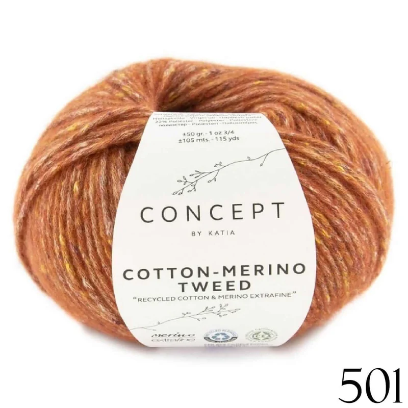 Katia Concept - Cotton Merino Tweed 🐦