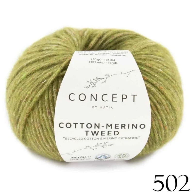 Katia Concept - Cotton Merino Tweed 🐦