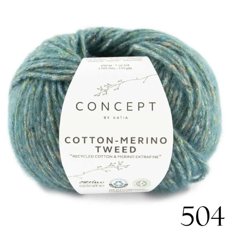Katia Concept - Cotton Merino Tweed 🐦