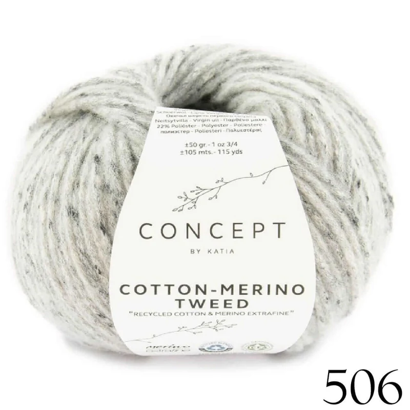 Katia Concept - Cotton Merino Tweed 🐦