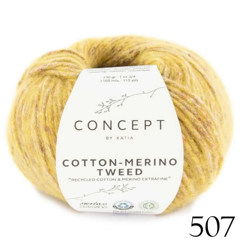 Katia Concept - Cotton Merino Tweed 🐦