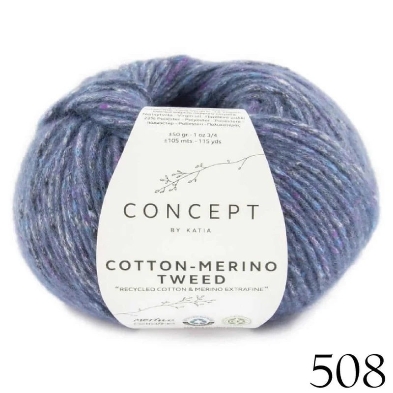 Katia Concept - Cotton Merino Tweed 🐦