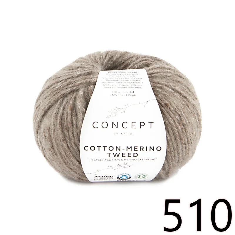 Katia Concept - Cotton Merino Tweed 🐦