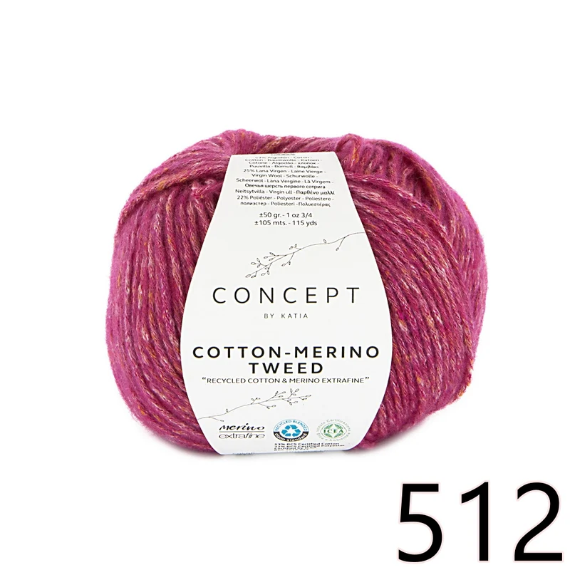 Katia Concept - Cotton Merino Tweed 🐦