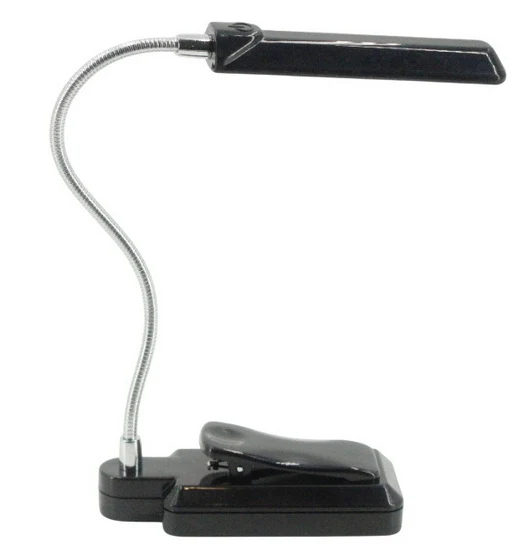 Lampe de lecture réglable DEL noire