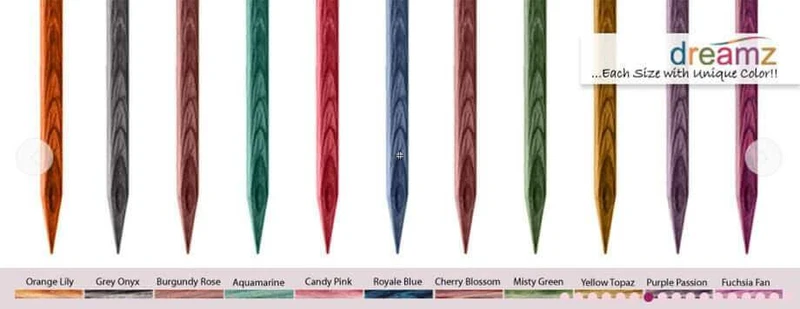 Dreamz 5'' (13cm) Interchangeable needles - Knitter's Pride