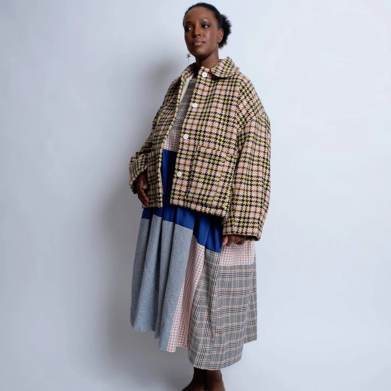 PATRON DE COUTURE PDF | Veste cloche zéro déchet | Birgitta Helmersson | A4 SEULEMENT