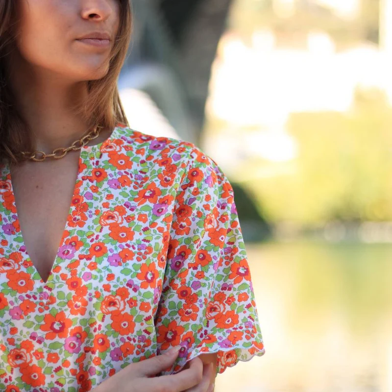 PATRON DE COUTURE PDF | Blouse Léoline | Cha’Coud | FRANÇAIS SEULEMENT