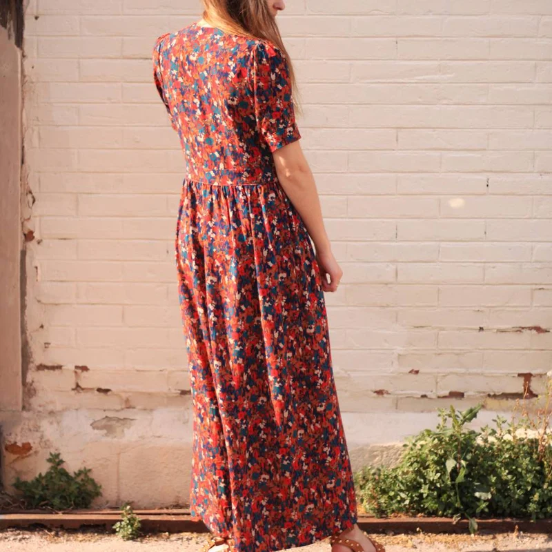 PATRON DE COUTURE PDF | Robe Garance | Cha’Coud | BILINGUE (FR/EN)