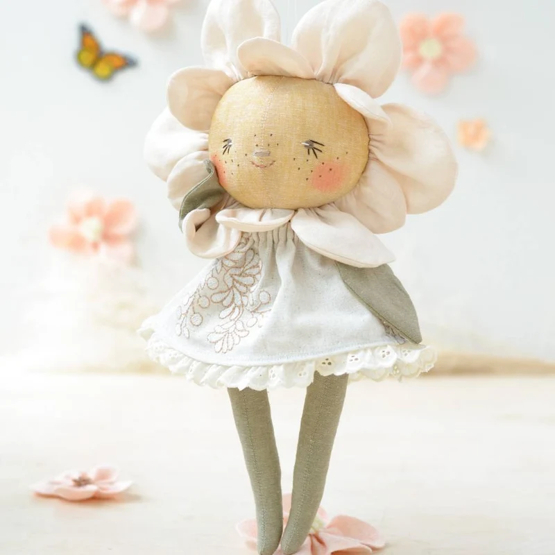 Patron de couture PDF | Poupée Fleur + 2 tenues | Mes Petites Lunes