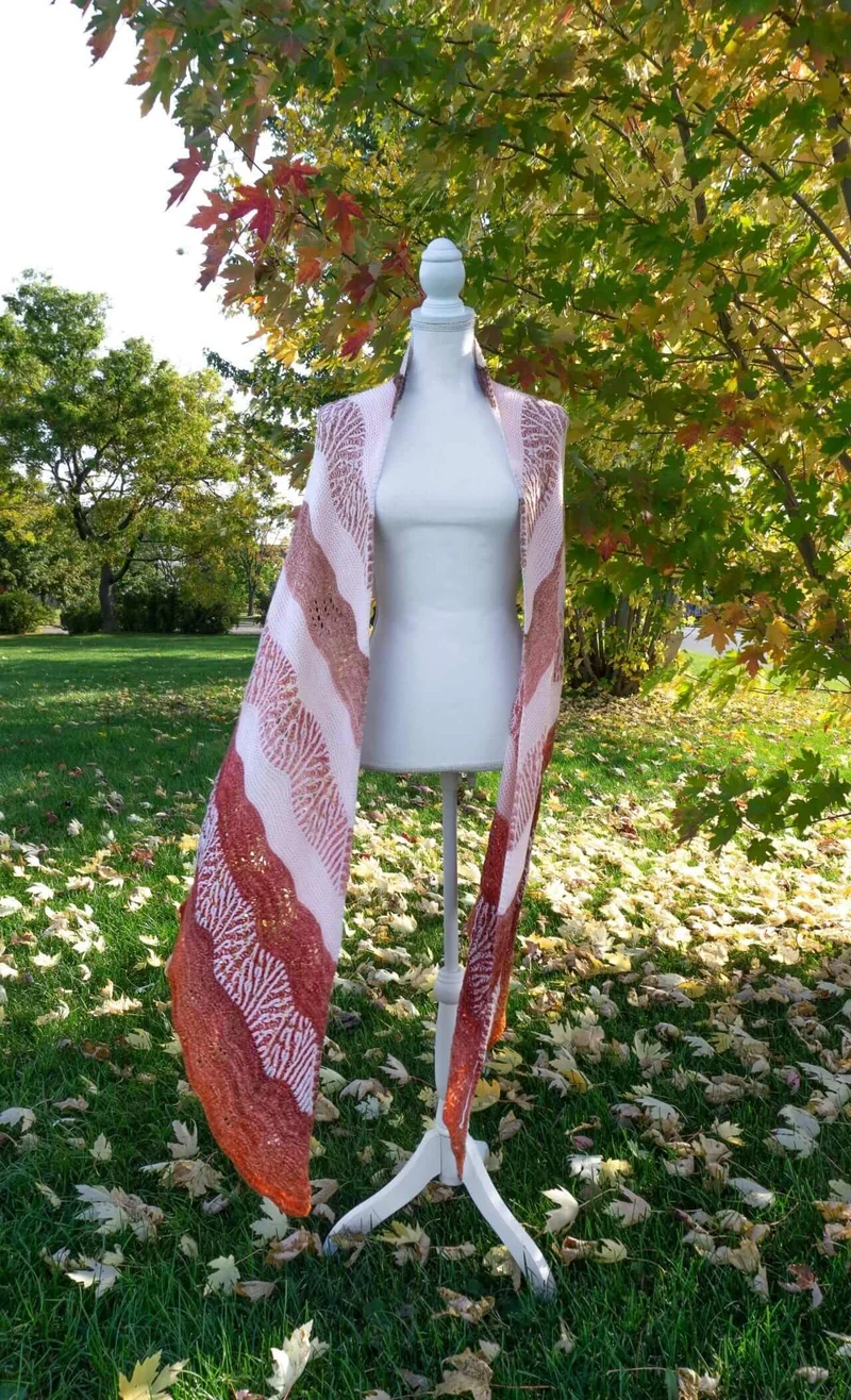 Highlands Sunset Shawl Knitting Kit