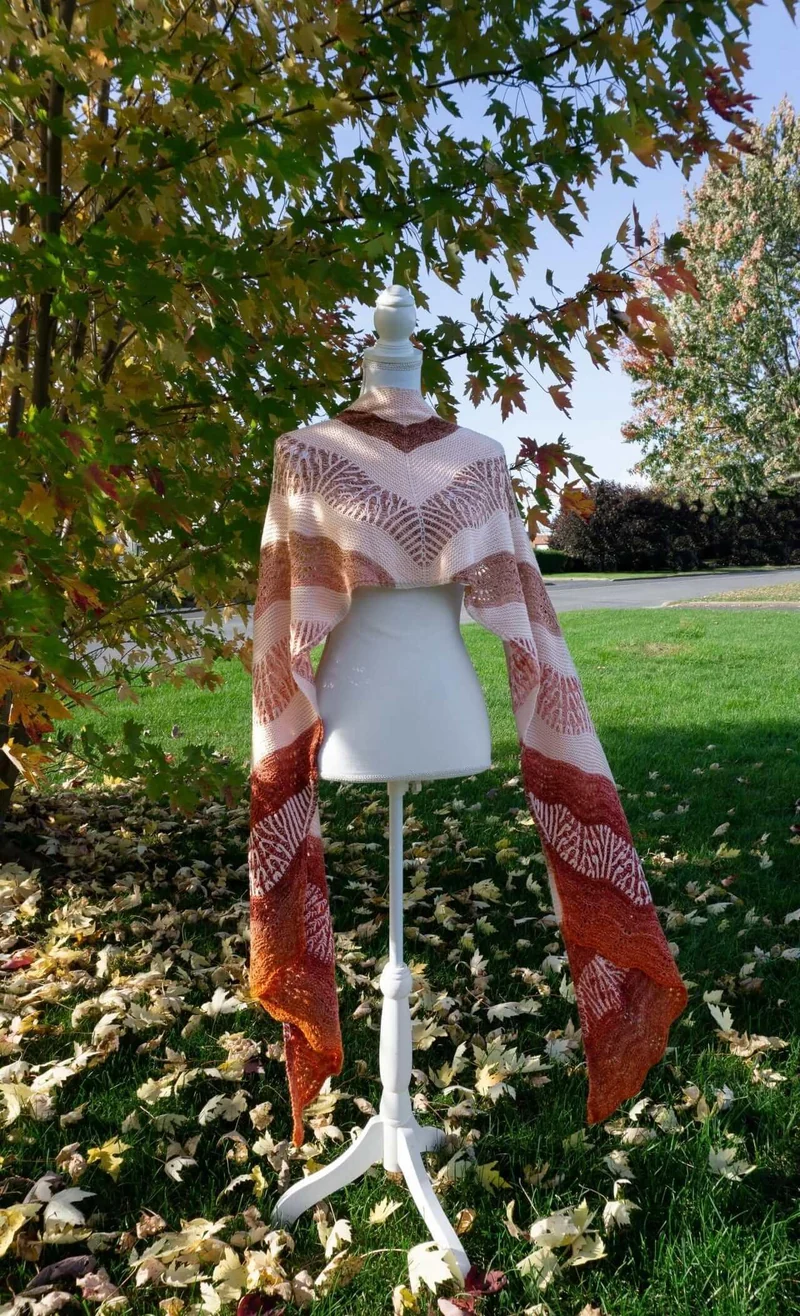 Highlands Sunset Shawl Knitting Kit