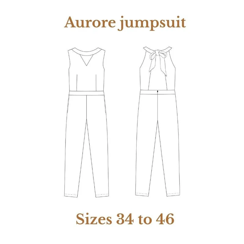 PATRON DE COUTURE PDF | Combinaison Aurore | Cha’Coud | Bilingue (FR/EN)