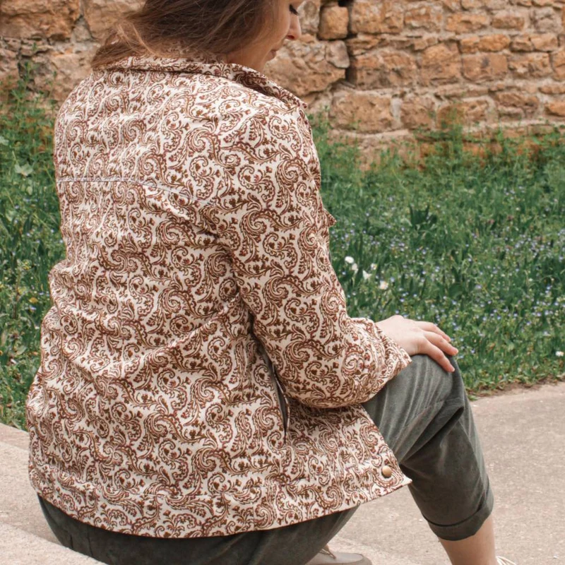 Patron de couture PDF | La veste Elsa | Cha'Coud | Français Seulement