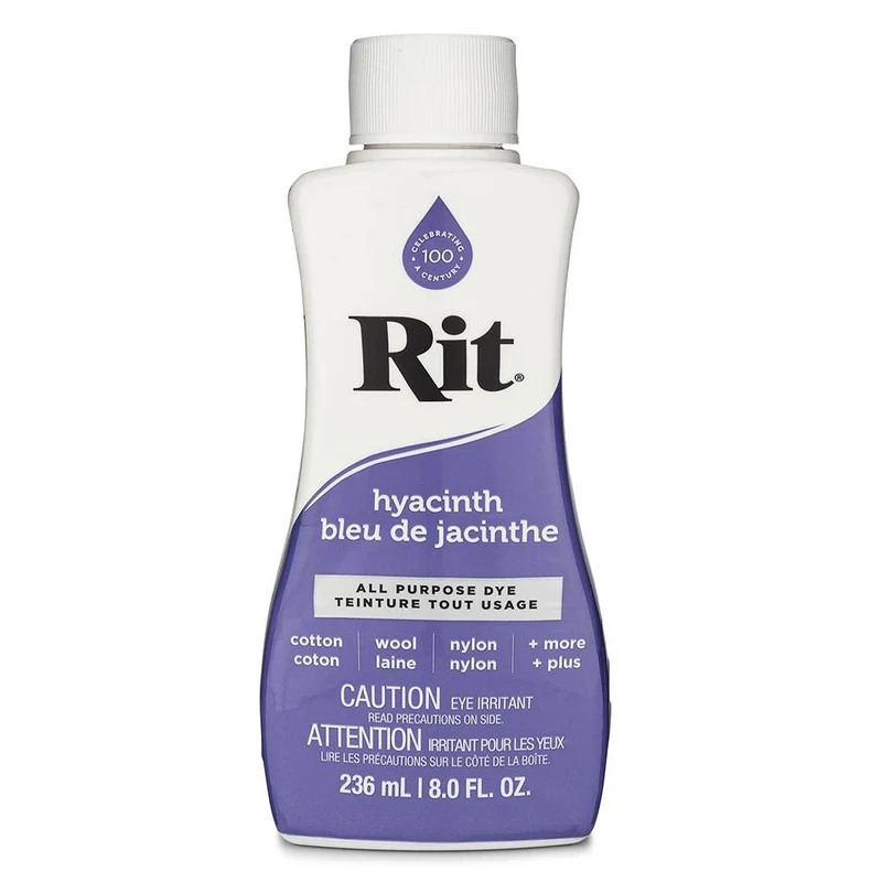 RIT All Purpose | Teinture liquide tout usage | Bleu de Jacinthe | 236 ml (8 oz)