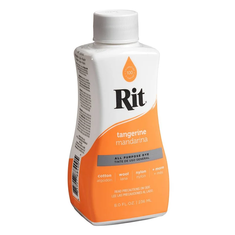 RIT All Purpose | Teinture liquide tout usage | Mandarina | 236 ml (8 oz)