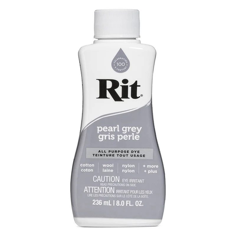 RIT All Purpose | Teinture liquide tout usage | Gris Perle | 236 ml (8 oz)