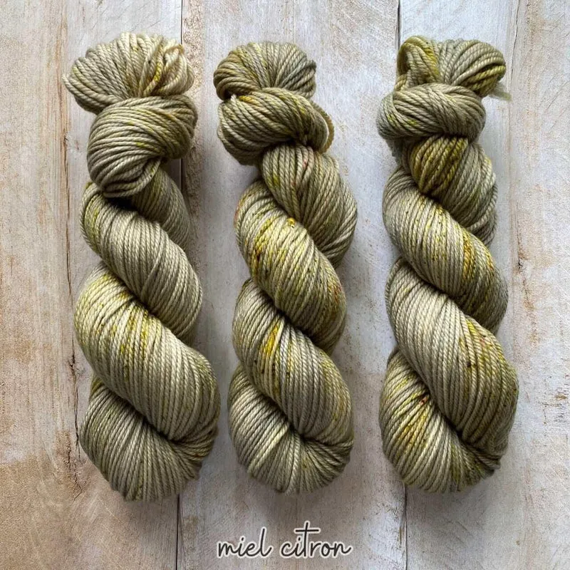 MERINO WORSTED MIEL CITRON