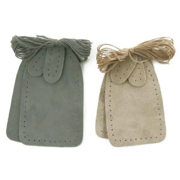 Suede 2-piece mitten palms -Fiber Trends