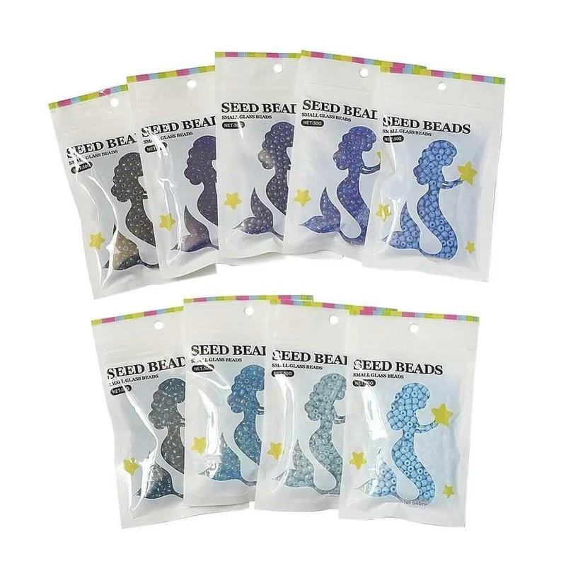 Seed beads 4mm (Mermaid packs)