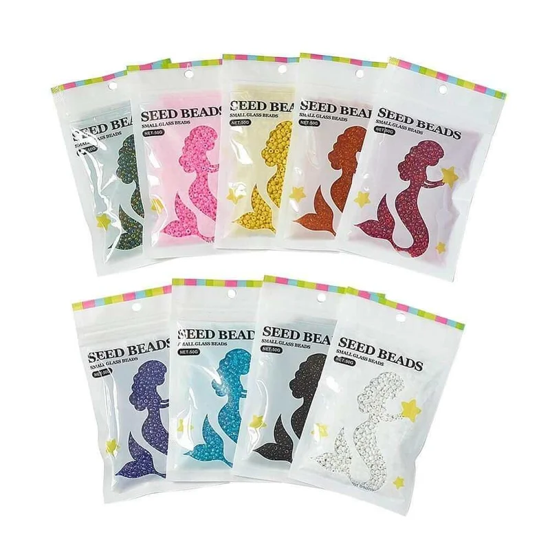 Seed beads 4mm (Mermaid packs)