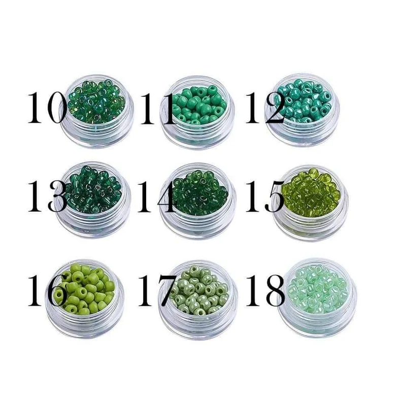 Seed beads 4mm (Mermaid packs)